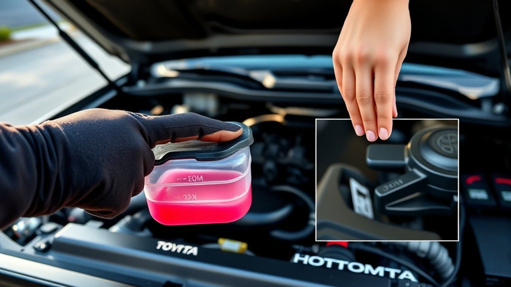 check tacoma coolant level