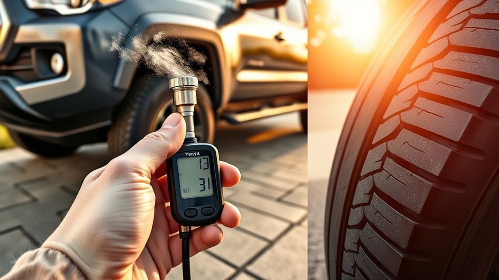 check tacoma tire pressure