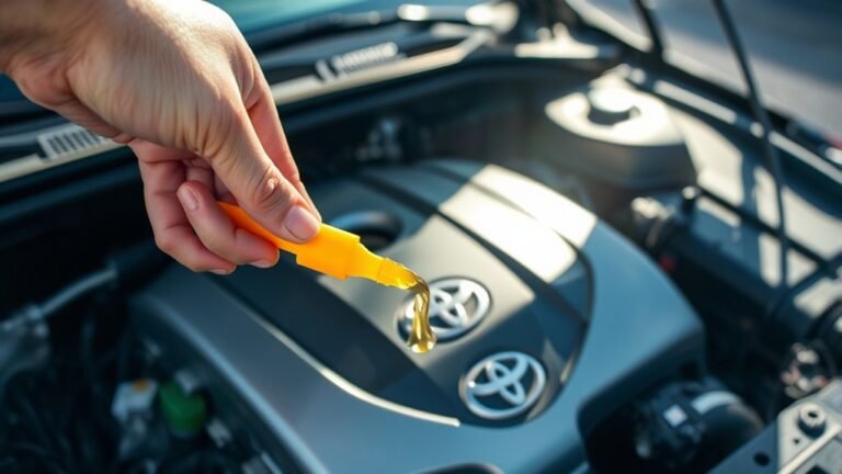 check toyota camry oil