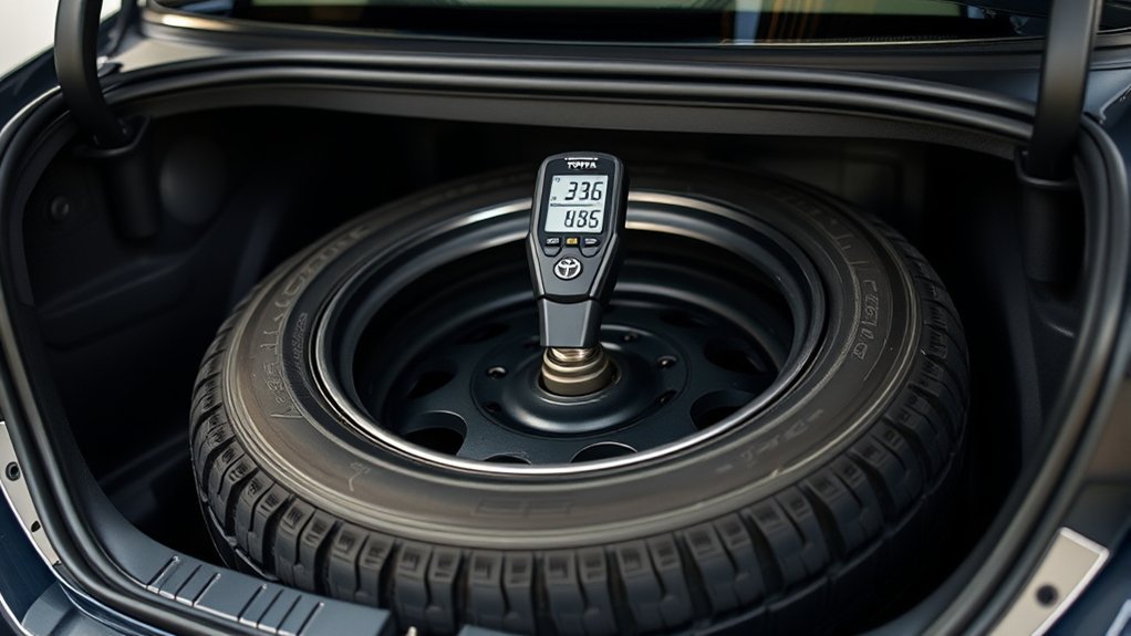check toyota camry tire pressure