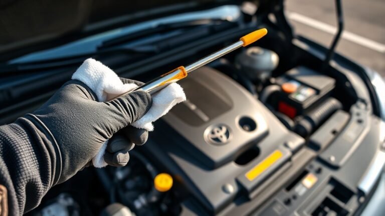 check toyota tundra oil level