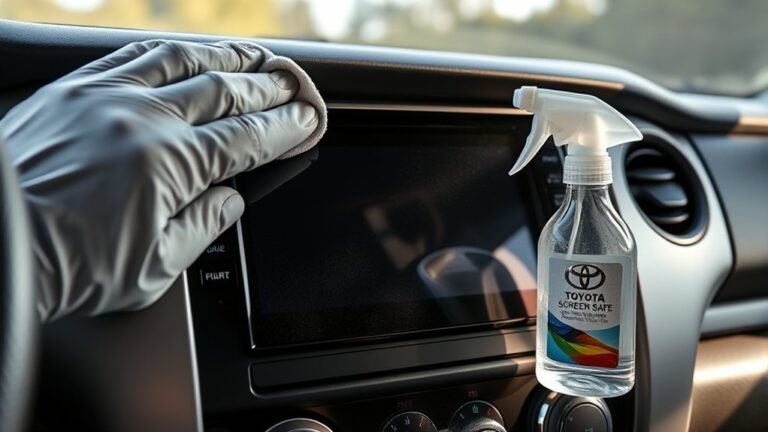 clean tundra touchscreen safely