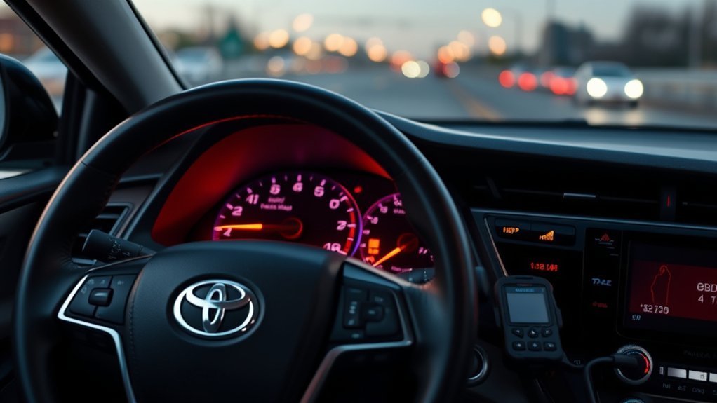 Common Toyota Camry check engine light causes including EVAP, ignition, sensor, and catalyst faults