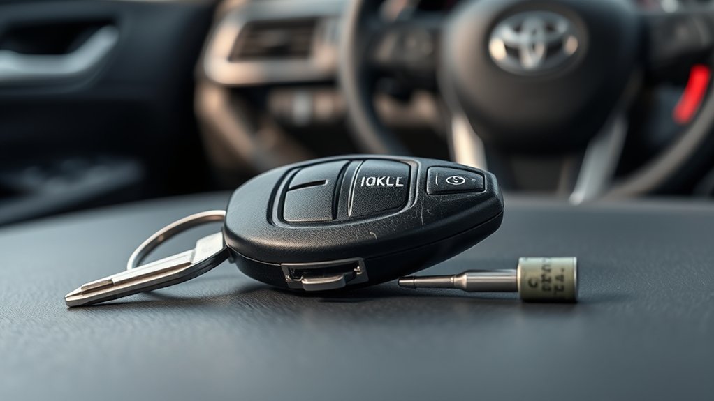 Common causes of a Toyota Camry key fob not working