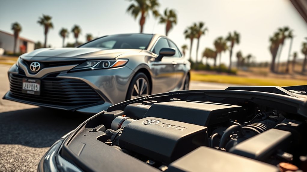 Toyota Camry California and federal emissions warranty coverage overview