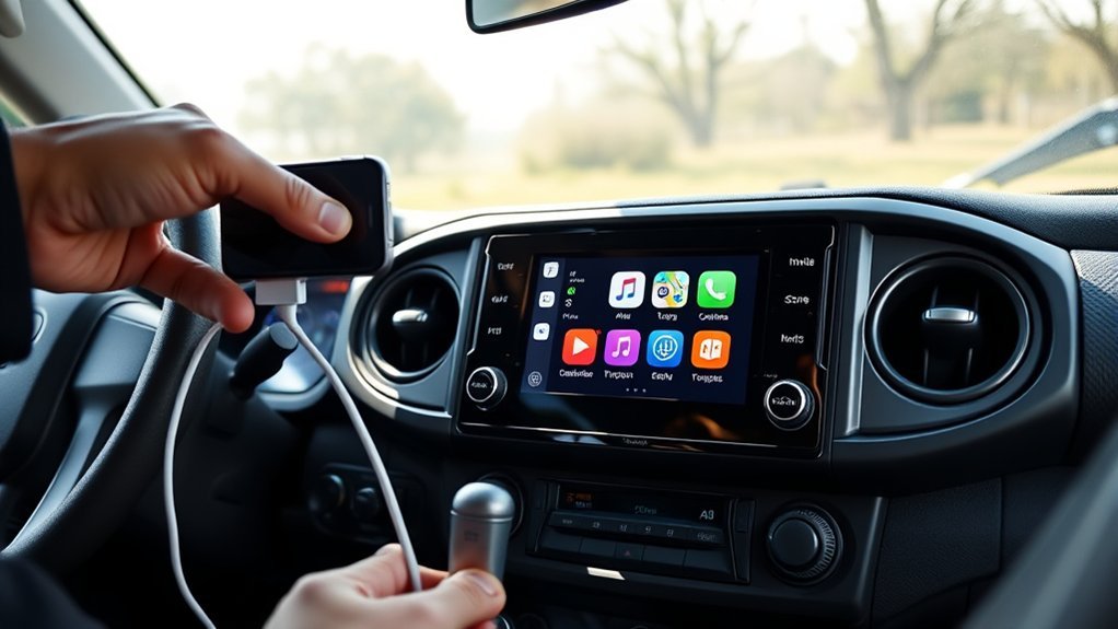 connect carplay to tacoma