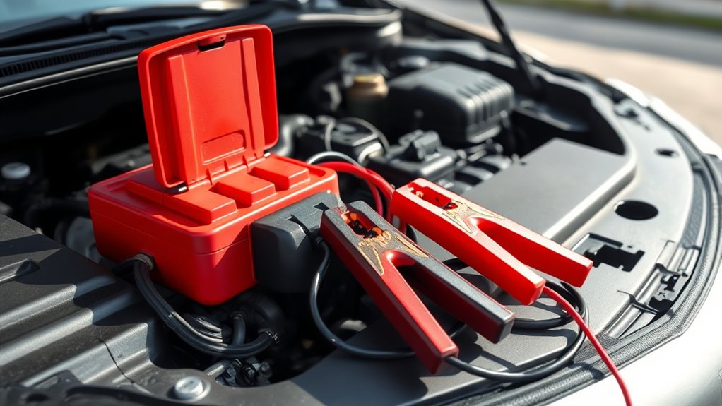 Correct Toyota Camry jumper cable order with the ground clamp connected last