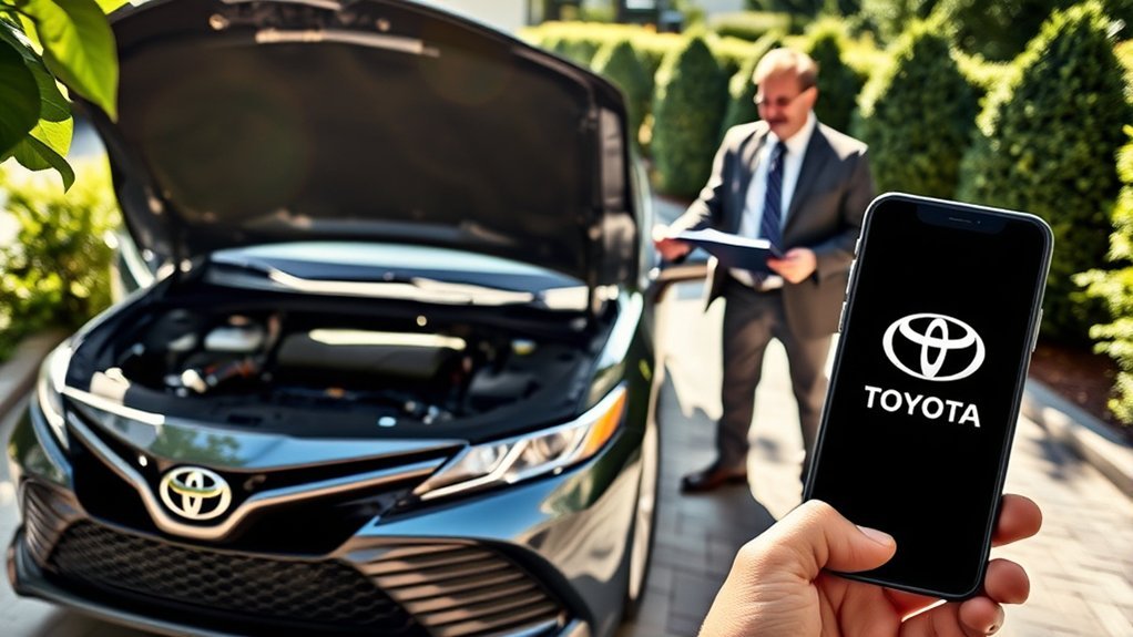 Contacting Toyota for Camry Hybrid battery warranty assistance