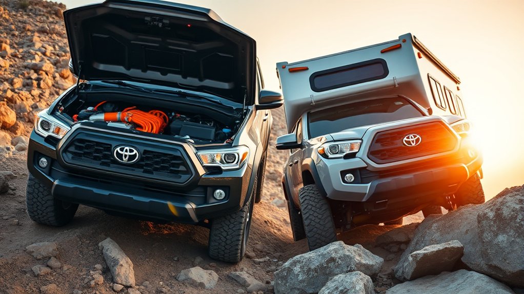 Toyota Tacoma i-FORCE MAX delivering controlled off-road power under load