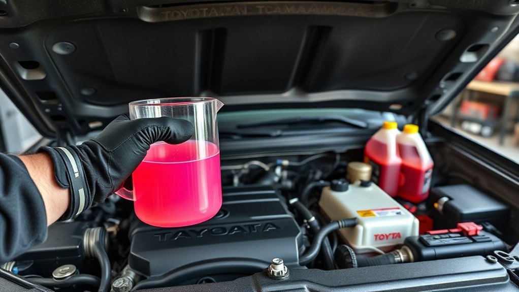 coolant capacities by engine
