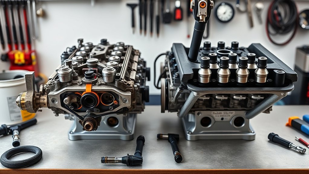 maintenance and ownership cost comparison for direct and port injection