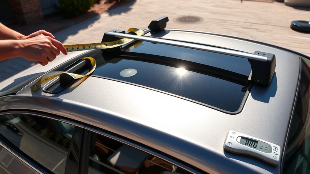 Toyota Camry owner verifying vehicle-specific roof-rack and roof-load limits