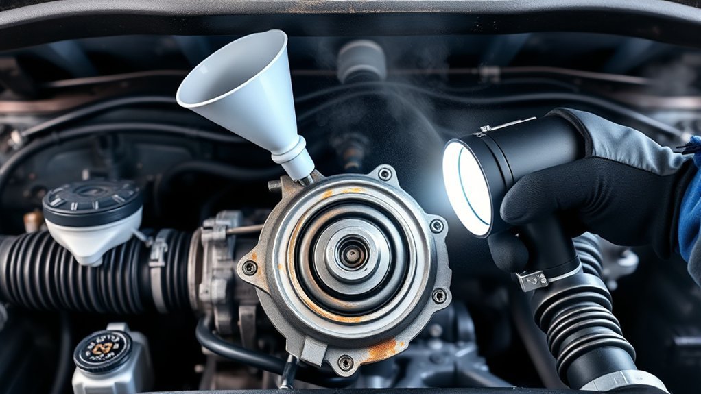 diagnosing a Toyota Tacoma water pump problem