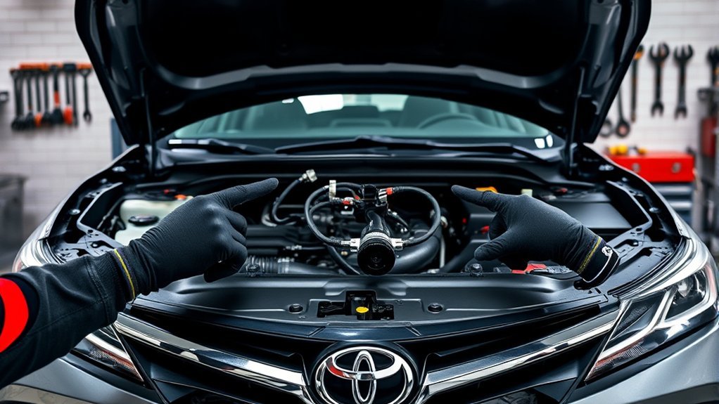 Diagnosing a Toyota Camry electric power steering problem with vehicle-specific checks and a scan tool