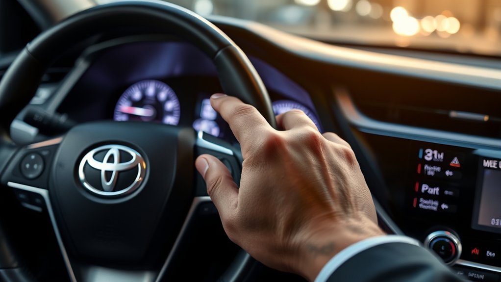 Turning off Toyota Camry Lane Departure Alert through steering-wheel controls