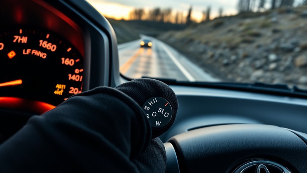 Toyota Tacoma 4WD dashboard indicators and drivetrain warning precautions