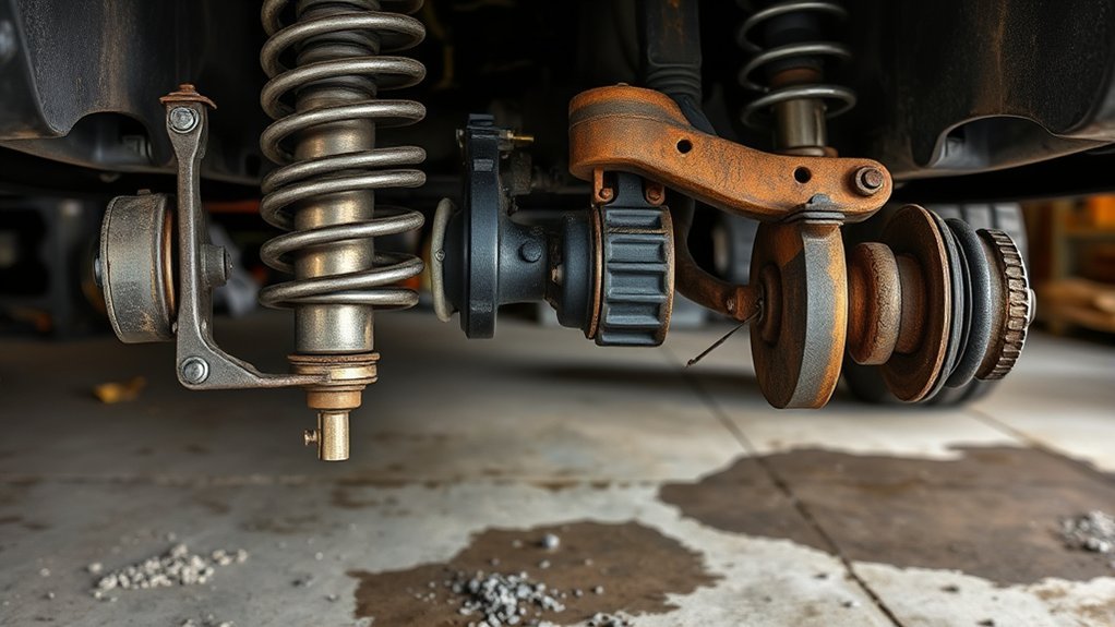Road and weather conditions affecting Toyota Camry struts and bushings