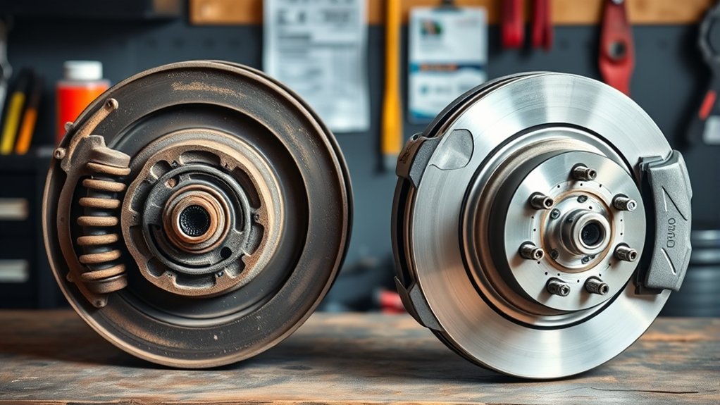 drum brakes cost less