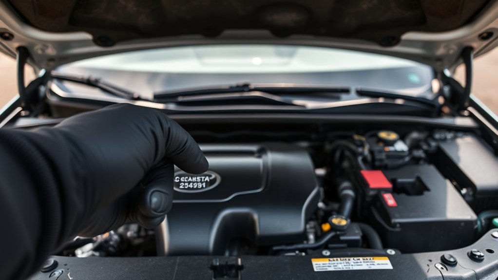 Comparison of a Toyota engine model code, engine serial number, and vehicle VIN