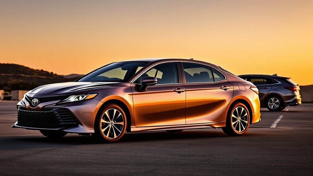 Sixth-generation Toyota Camry sedan representing the arrival of the Camry Hybrid