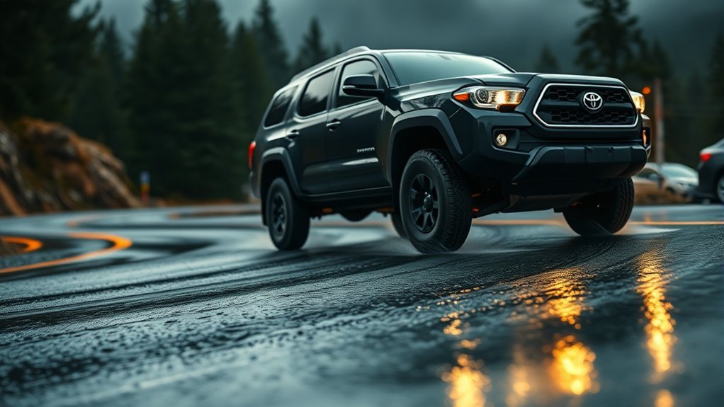 Toyota Tacoma full-time 4WD traction and center differential