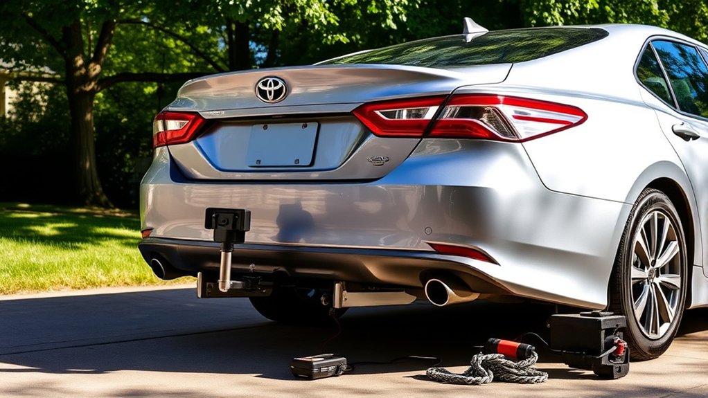 Essential Toyota Camry towing equipment and connection checklist