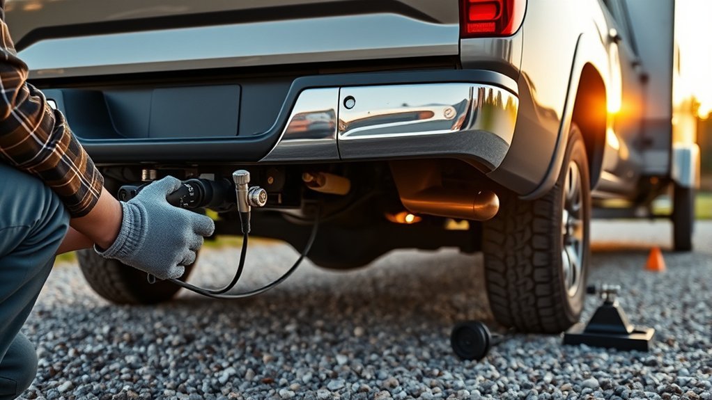 Toyota Tundra and trailer pre-towing safety inspection