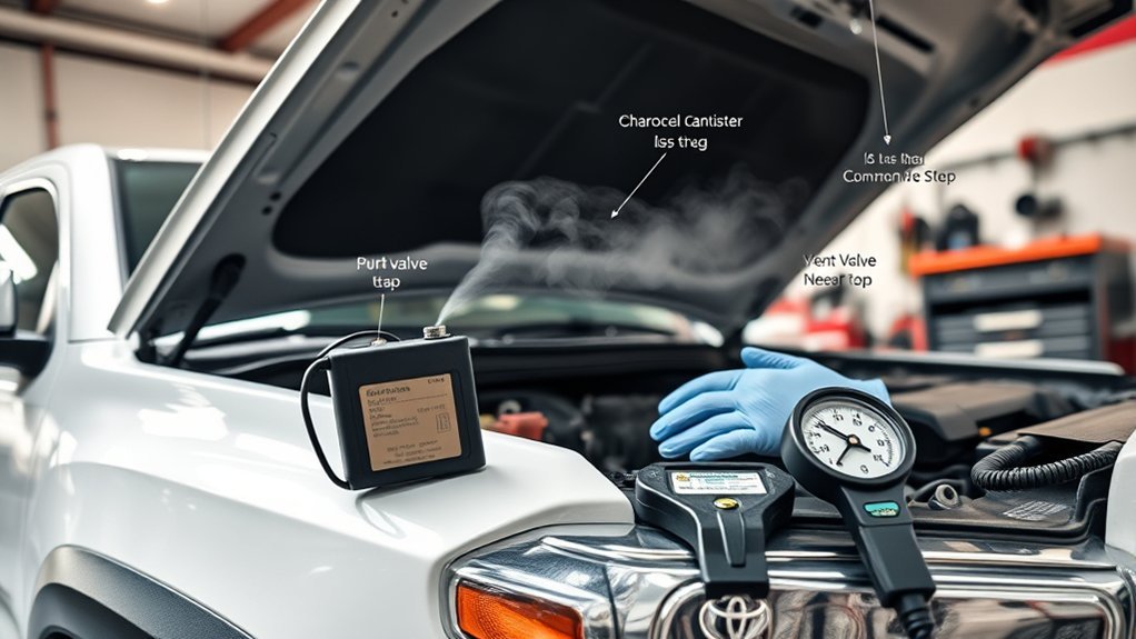 evap diagnostic testing techniques