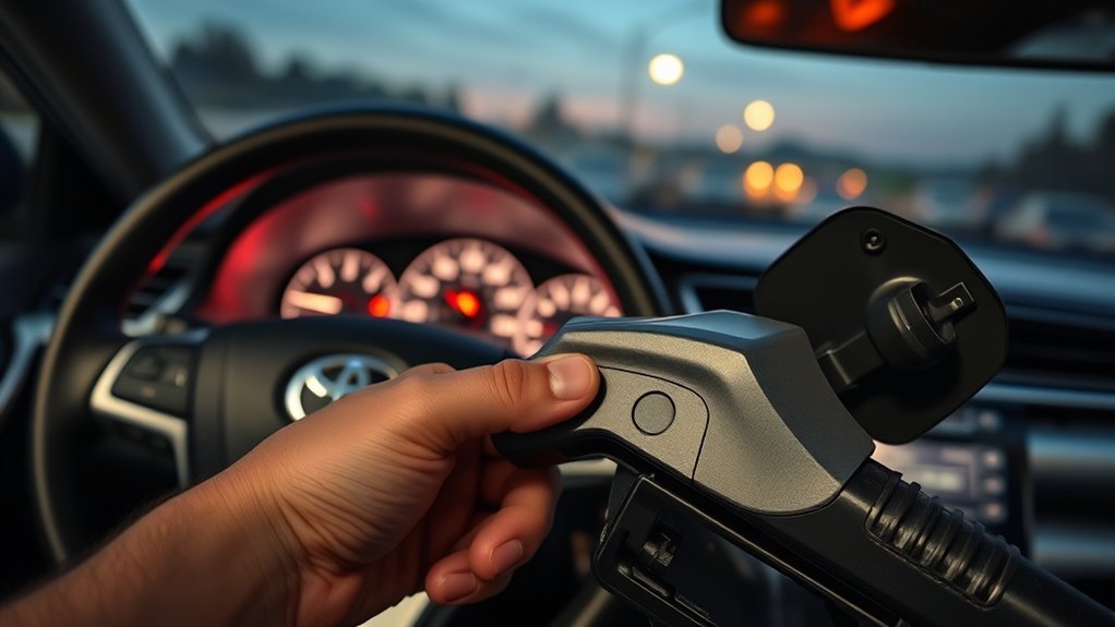 Toyota Camry dashboard warning troubleshooting for a persistent Check Fuel Cap message