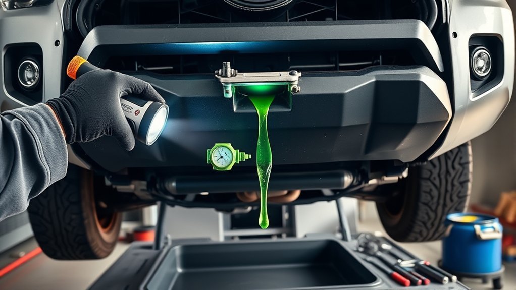 fix toyota tacoma coolant leaks
