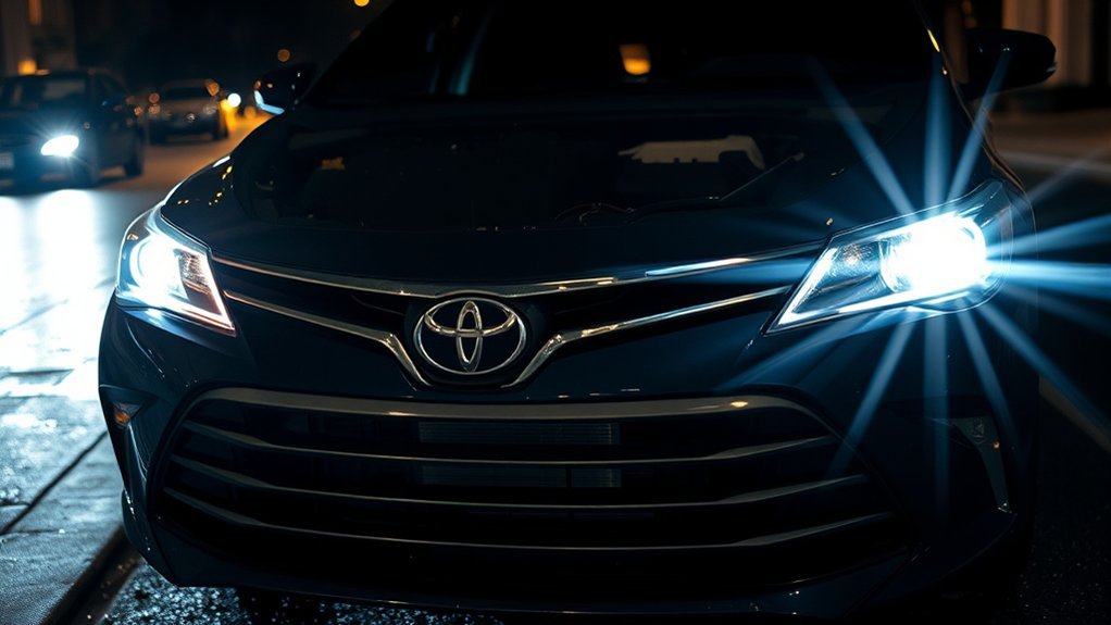 Toyota Camry flickering headlights troubleshooting guide showing common electrical causes
