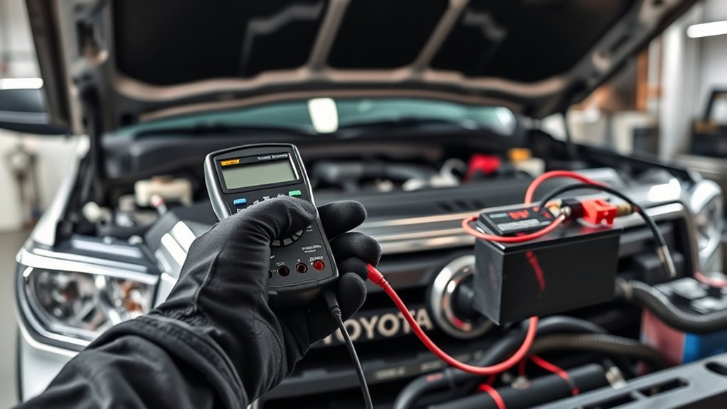 Toyota Tundra fuel-system testing for normal-speed extended cranking