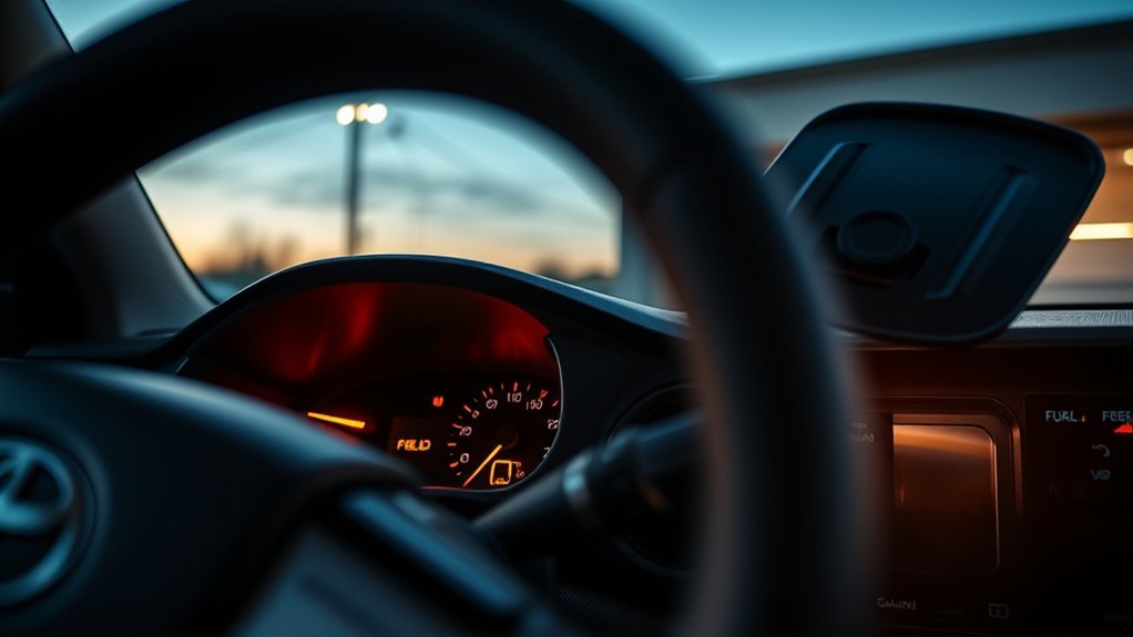 gas cap warning light