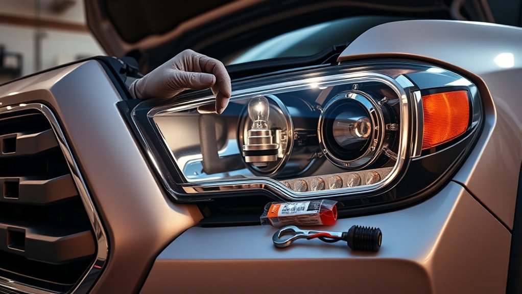 headlight bulb replacement guide