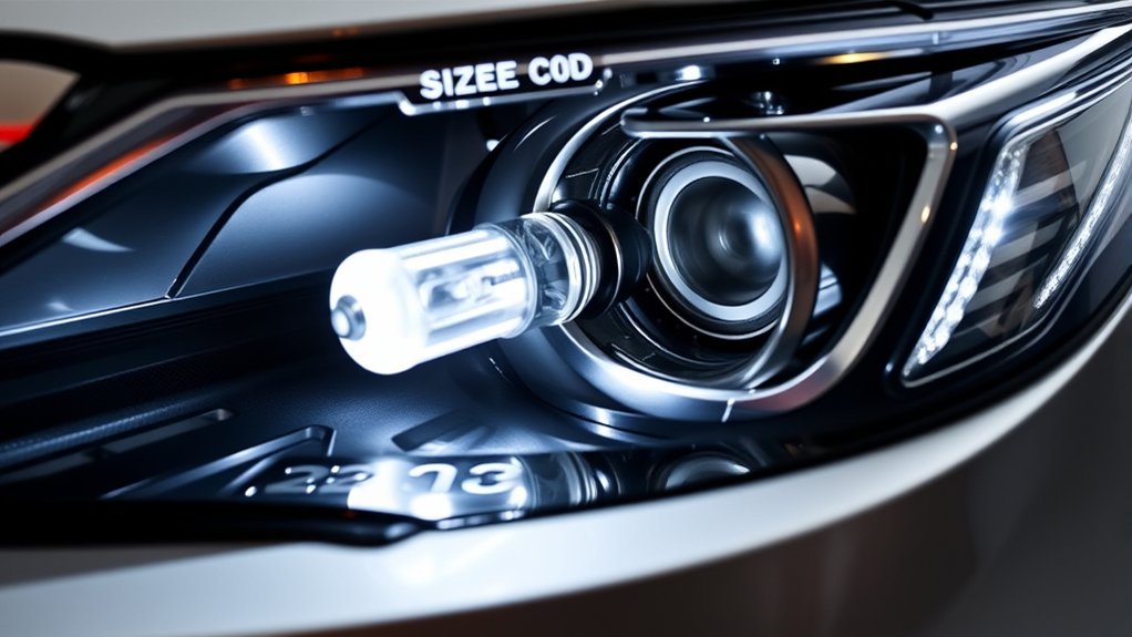 Comparison of Toyota Camry headlight bulb bases and fitment features