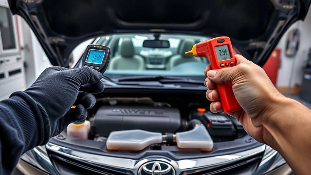 Toyota Camry heating system causes when cabin heat fades at idle