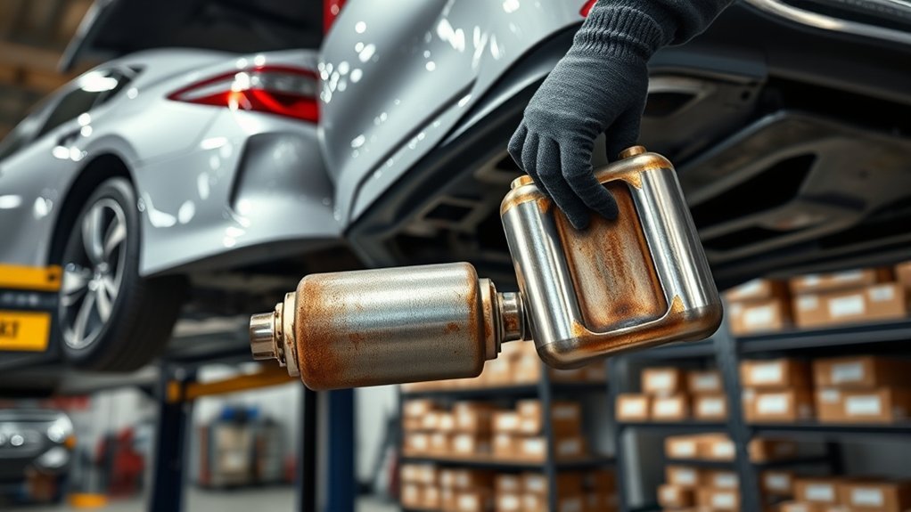 OEM and emissions-compliant catalytic converter options for a Toyota Camry