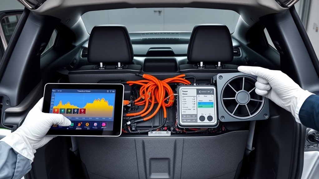 Toyota Camry Hybrid battery system and regenerative energy flow