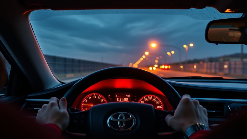 Toyota Camry oil pressure warning and risks of continued driving