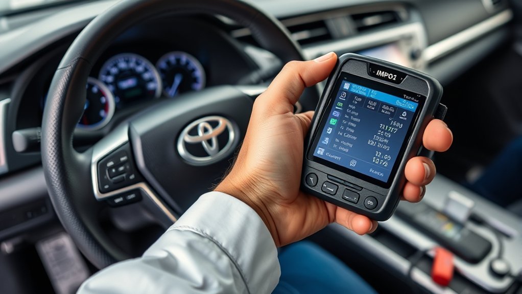 Toyota immobilizer and smart-key registration with professional diagnostic equipment