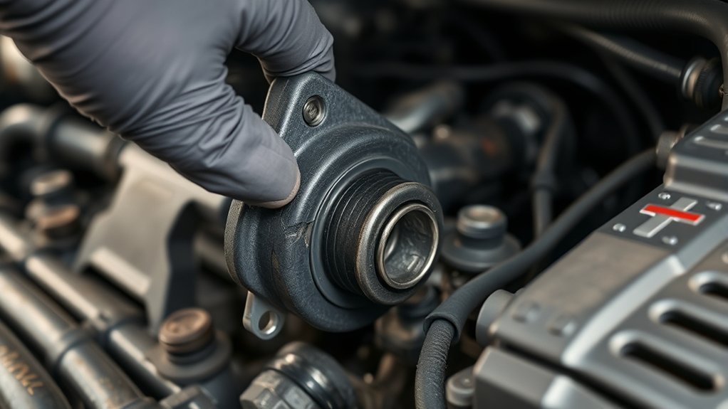 Toyota Camry engine mount supporting the powertrain and isolating vibration