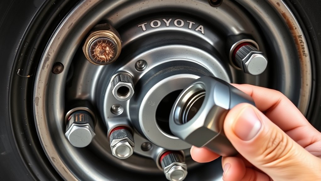 incorrect lug nut installation