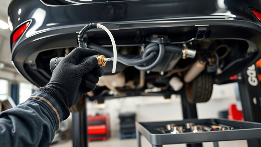 Inspecting a Toyota Camry fuel cap seal while diagnosing P0456