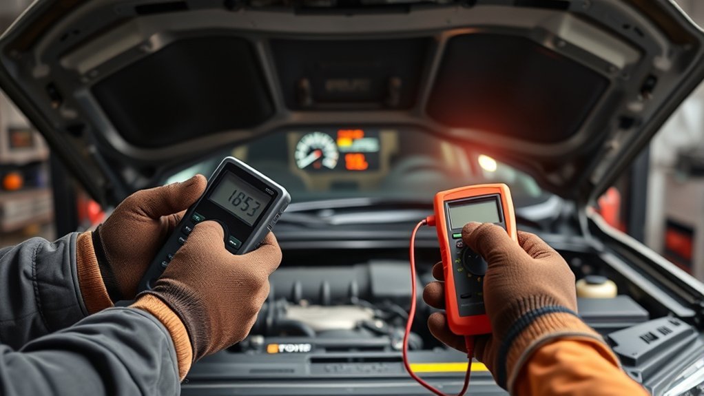 Inspecting Toyota Tacoma ignition and engine sensors