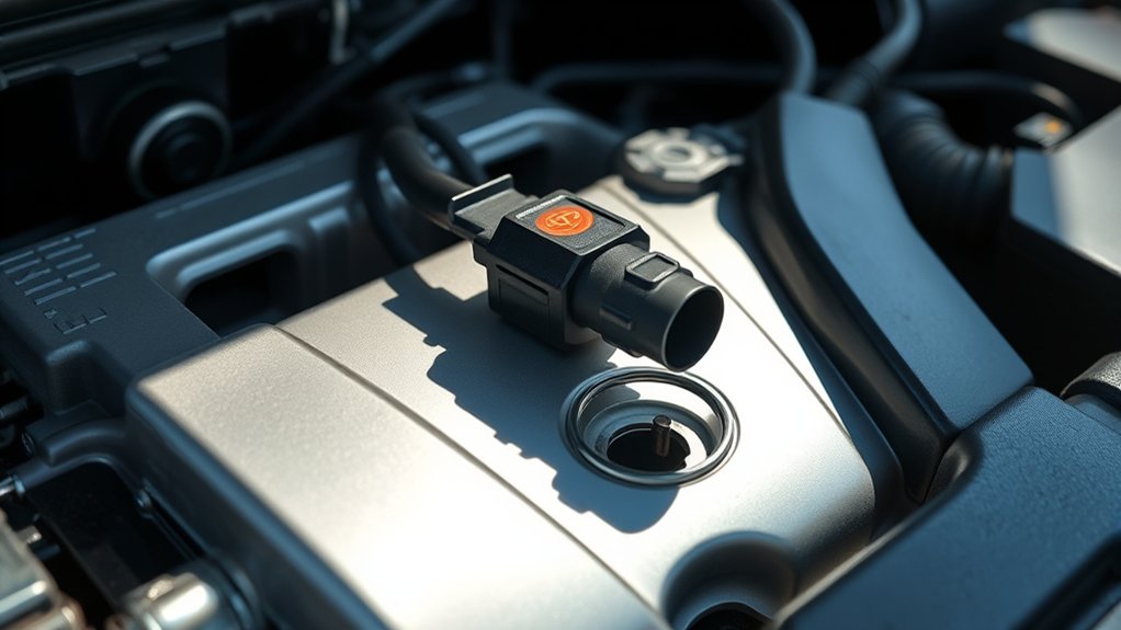 Installing a replacement Toyota Camry mass airflow sensor correctly