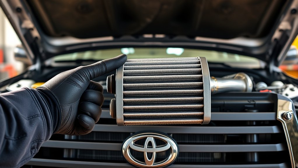Toyota Tundra charge-air cooling during towing and heavy engine load