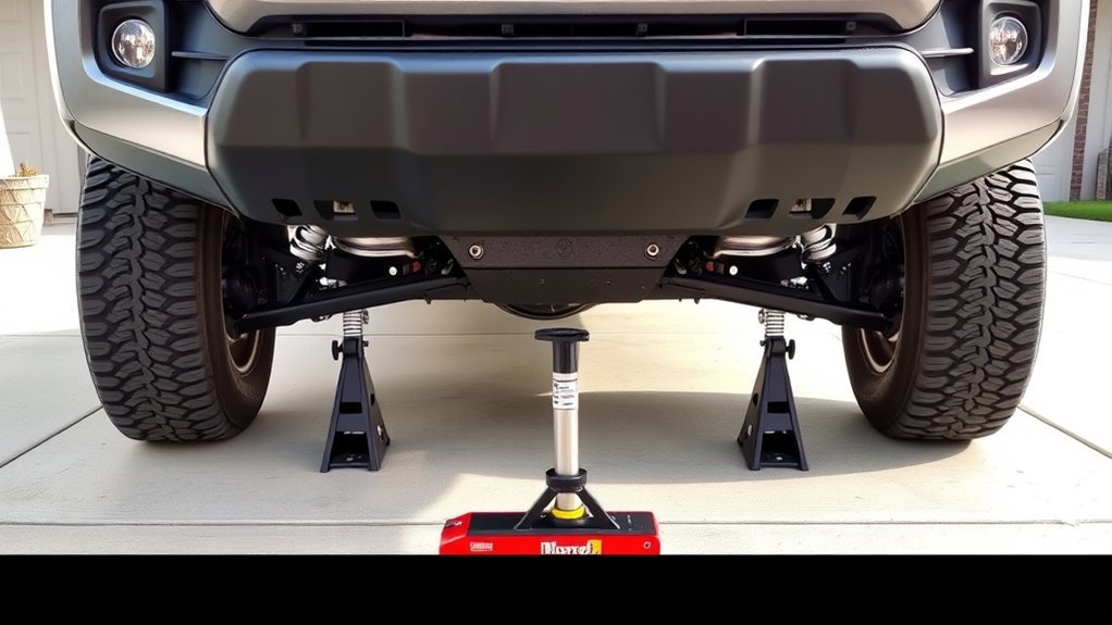 jack stand placement guide