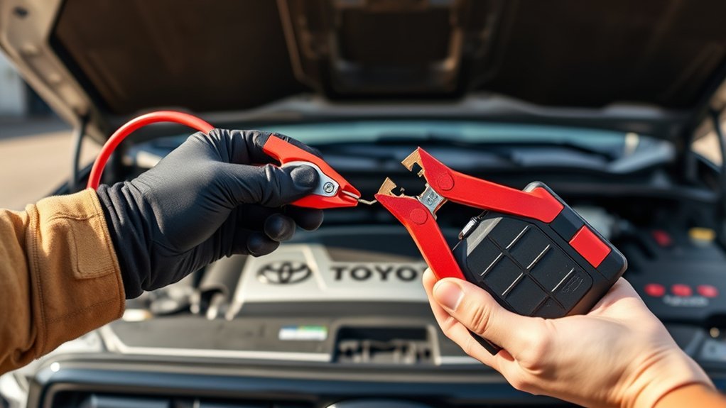 jump starting toyota tundra hybrid