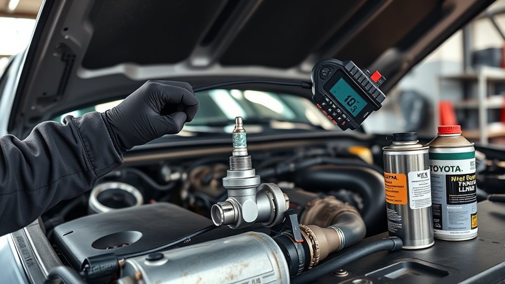 Toyota Tundra rough idle diagnosis and repair checks