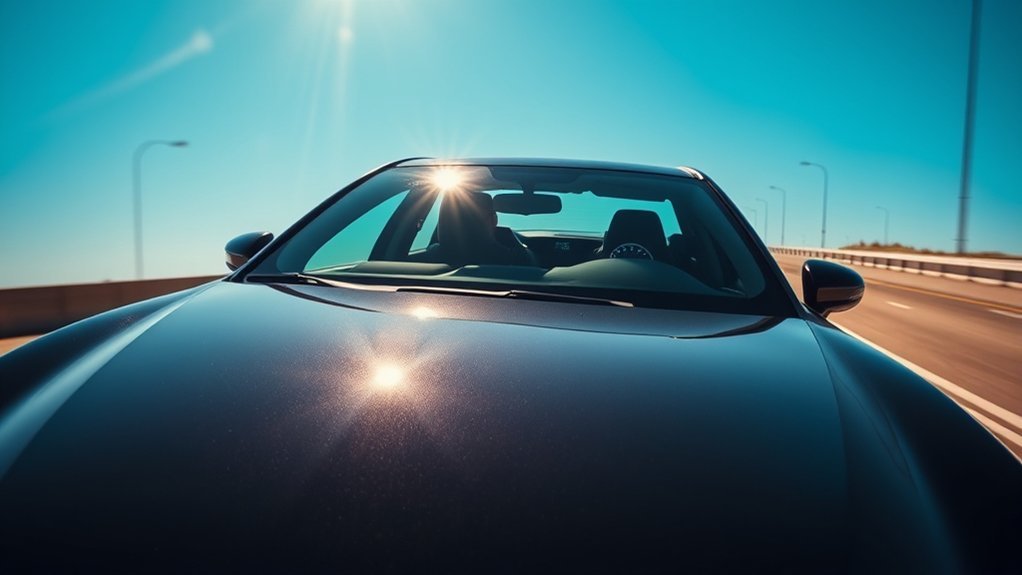 Toyota Camry lane departure and lane tracing assistance